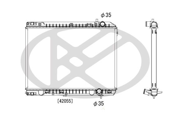 Radiator, racire motor KOYORAD PL822549R