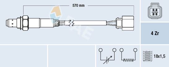 Sonda lambda FAE 77289