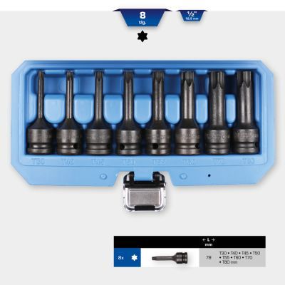 Set capete chei tubulare impact KS TOOLS BT022600