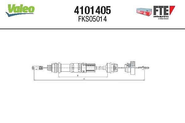 Cablu ambreiaj FTE 4101405