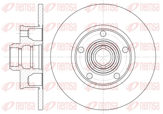 Tarcza hamulcowa KAWE 6025 00