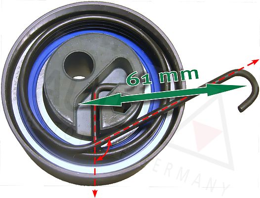 Rolka napinacza, pasek rozrządu AUTEX 641877