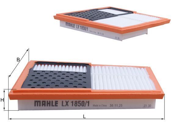 Vzduchový filter MAHLE LX 1850/1