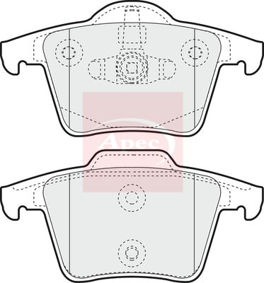 Apec - Rear Brake Pad Set