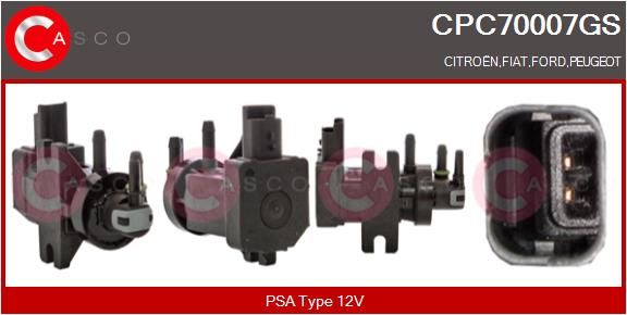 E-shop Menič tlaku, Riadenie výfukových plynov CASCO CPC70007GS