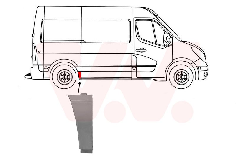 Panou lateral VAN WEZEL 3396142