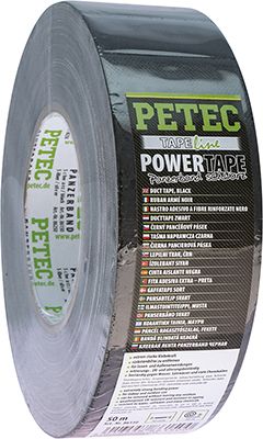 banda adeziva PETEC DUCT TAPE, BLACK 86150