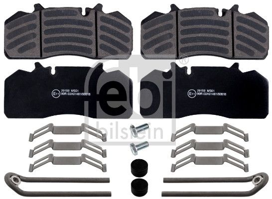 set placute frana,frana disc FEBI BILSTEIN 16638