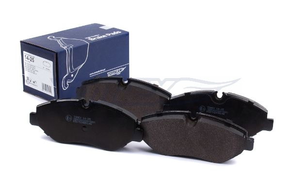 Levně Sada brzdových destiček, kotoučová brzda TOMEX Brakes 14-25