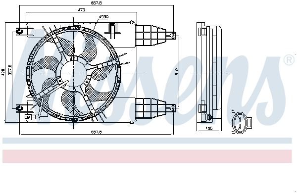 Ventilateur, refroidissement du moteur