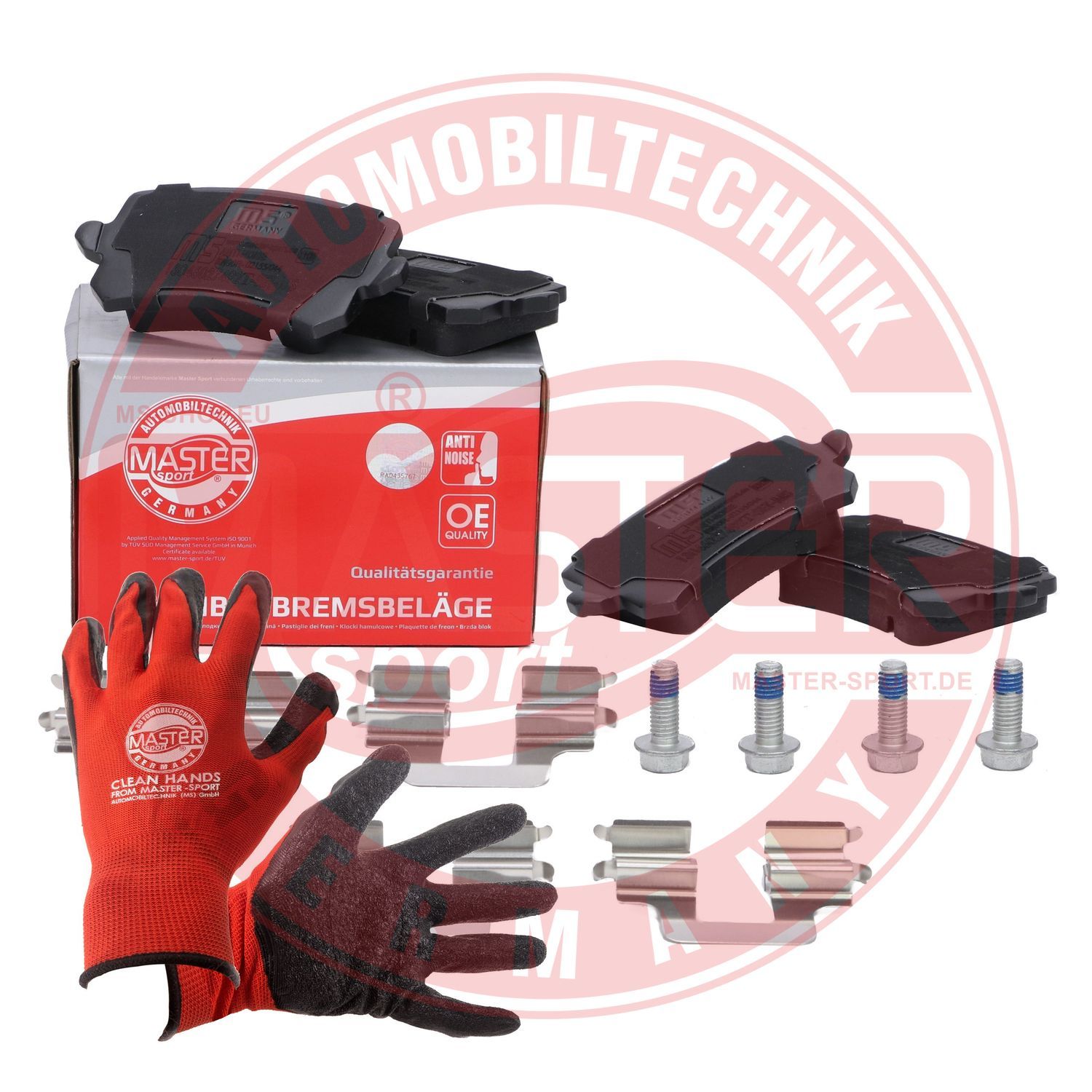 Zestaw klocków hamulcowych, hamulce tarczowe MASTER-SPORT GERMANY 13046027492T-SET-MSP