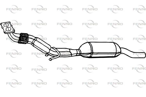 Katalizator FENNO 1K0254510HX