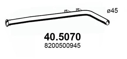 Rura wydechowa ASSO 40.5070