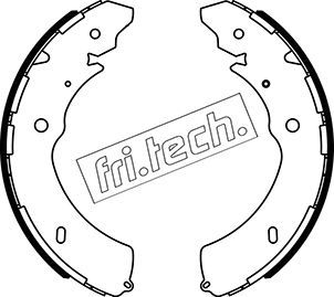 Zestaw szczęk hamulcowych FRI.TECH. 1047.379