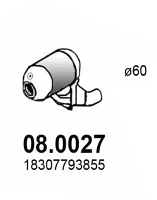 Katalizator ASSO 08.0027