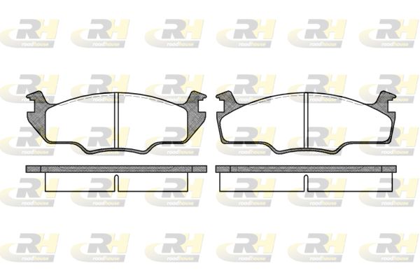 Zestaw klocków hamulcowych, hamulce tarczowe ROADHOUSE 2121.10