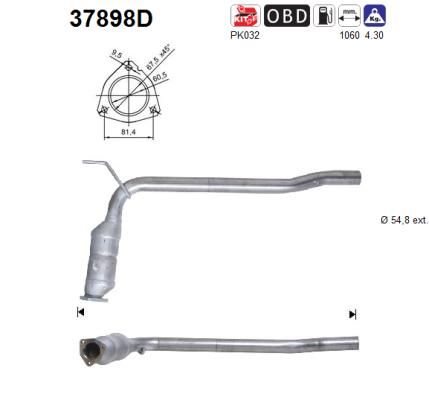 Katalizator AS 074131701GX