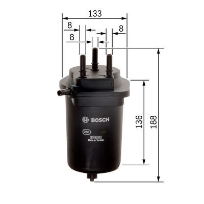 Filtr paliwa BOSCH 0 450 906 469
