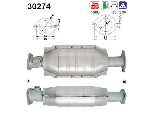 Katalizator AS 30274