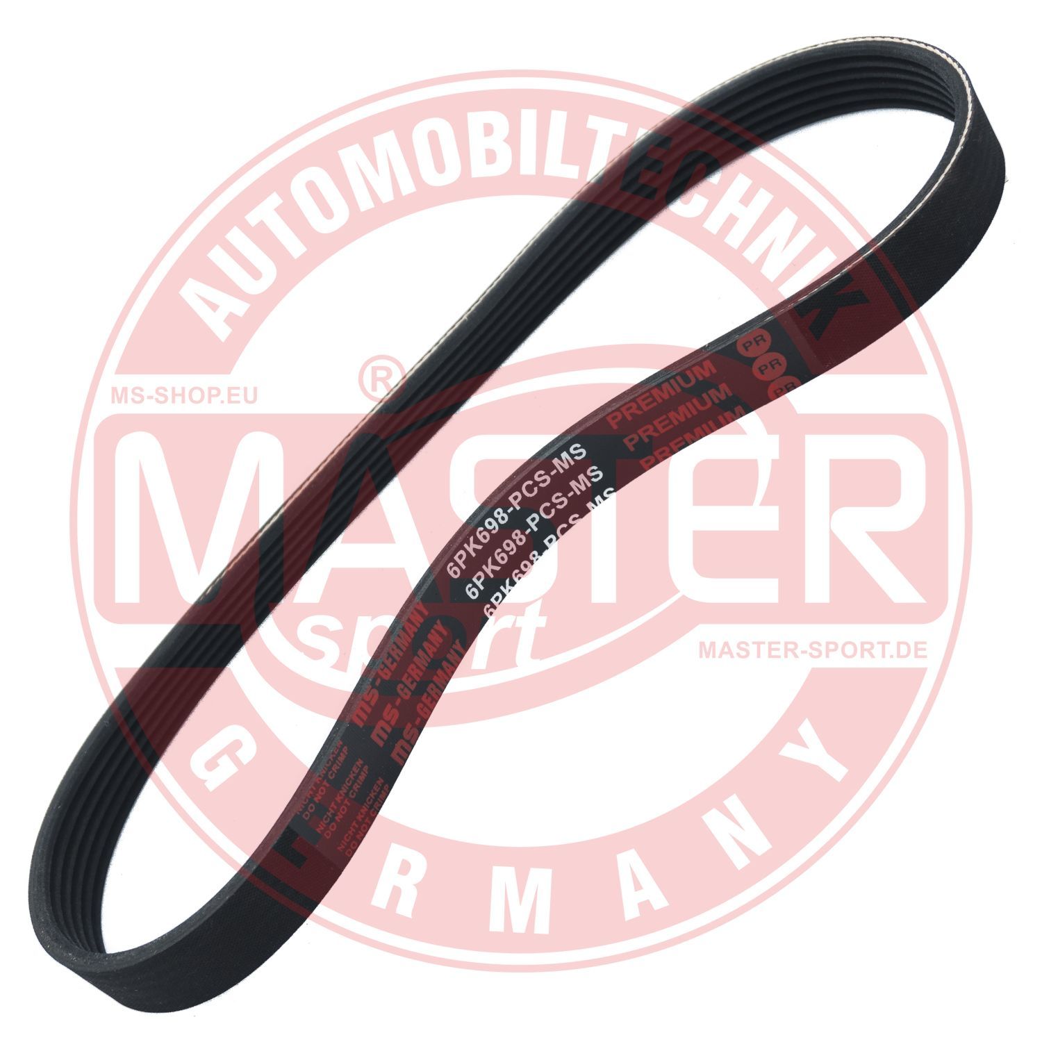 Pasek klinowy wielorowkowy MASTER-SPORT GERMANY 6PK698-PCS-MS
