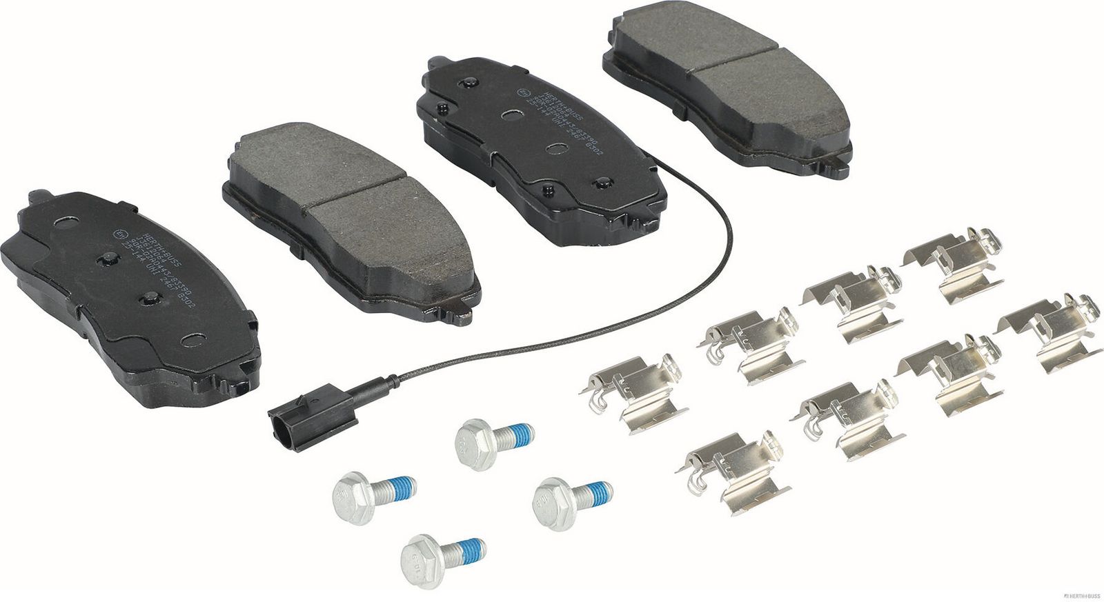 set placute frana,frana disc HERTH+BUSS JAKOPARTS J3612064