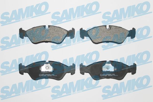 Sada brzdových destiček, kotoučová brzda SAMKO 5SP304