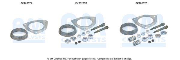 Zestaw montażowy, rura wydechowa BM CATALYSTS FK70237