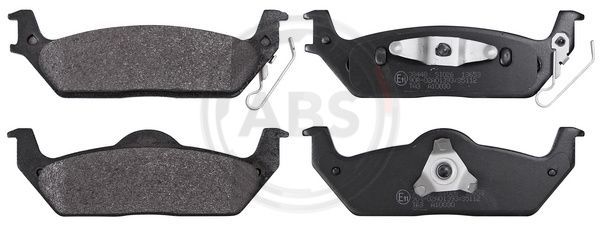 Zestaw klocków hamulcowych, hamulce tarczowe A.B.S. 38448