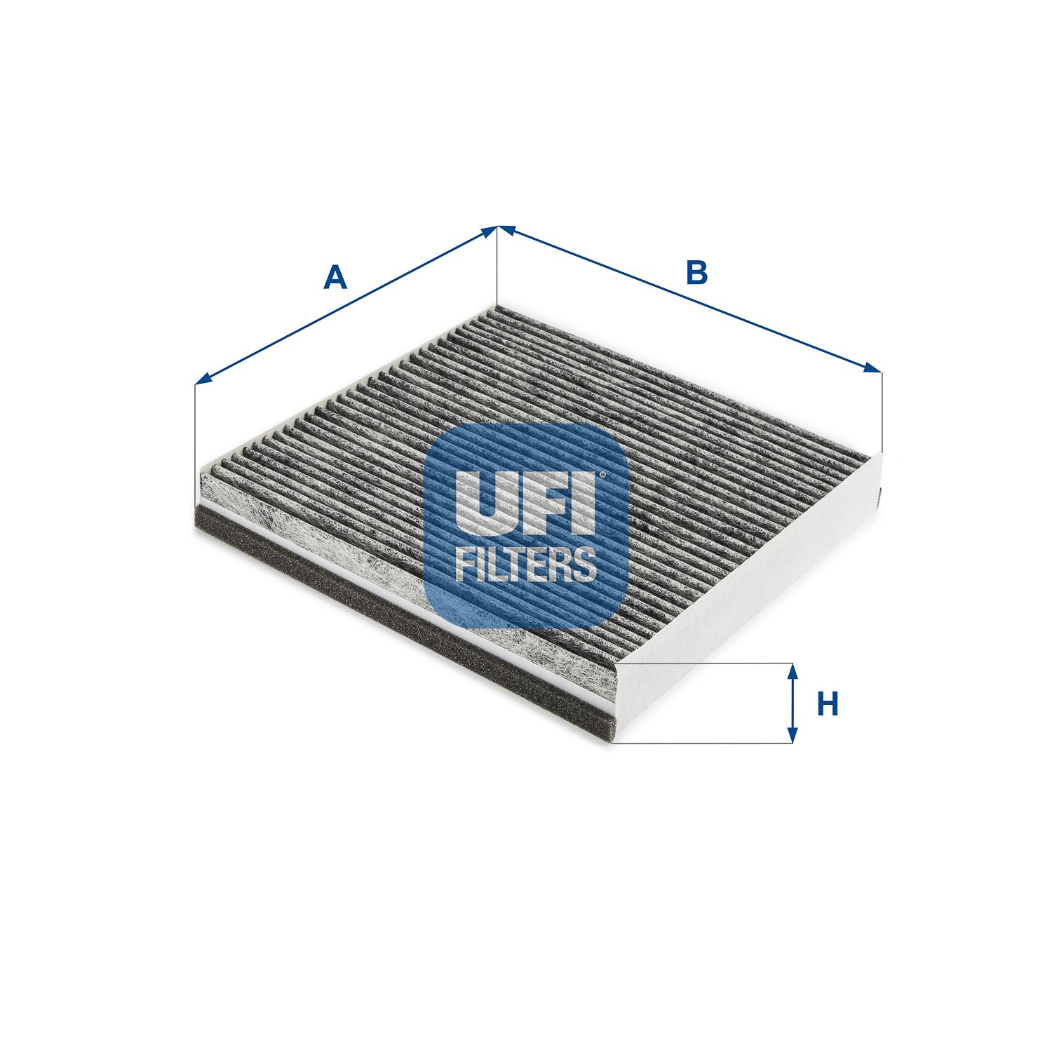 Filtr, wentylacja przestrzeni pasażerskiej UFI 54.282.00