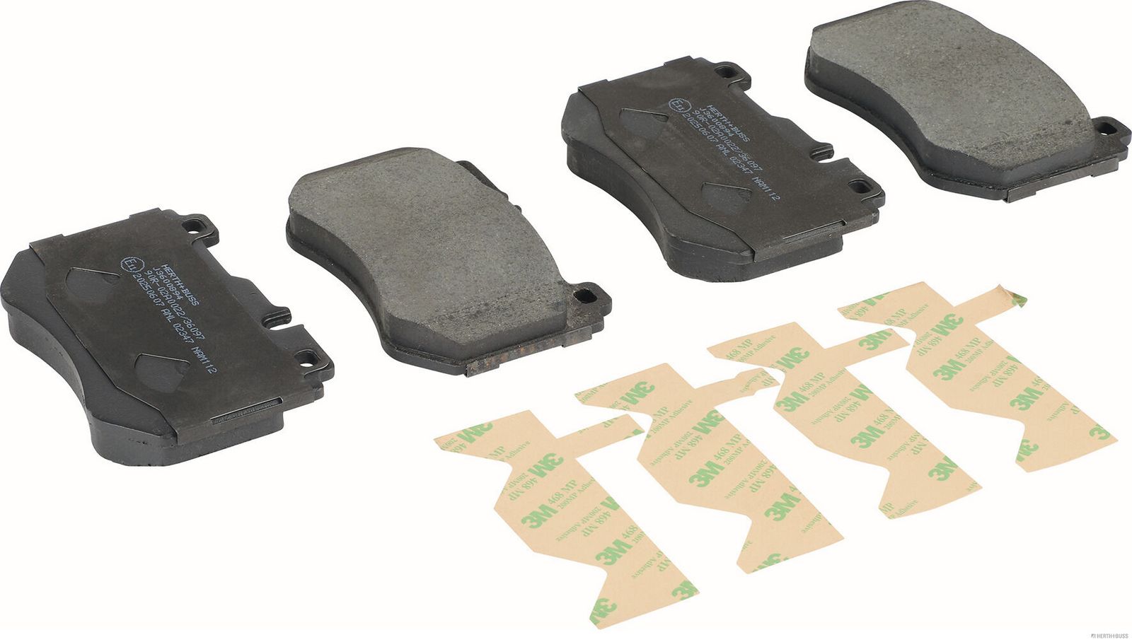 set placute frana,frana disc HERTH+BUSS JAKOPARTS J3600894