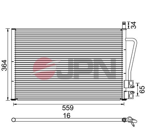 E-shop Kondenzátor klimatizácie JPN 60C9097-JPN