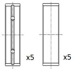 Tuleja łożyska wału korbowego FAI AUTOPARTS BM1008-025