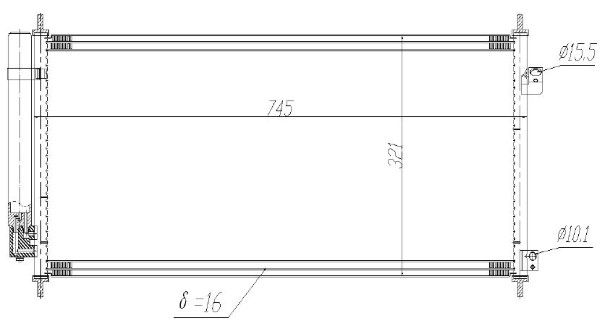 Condensator, climatizare MTR 13054636