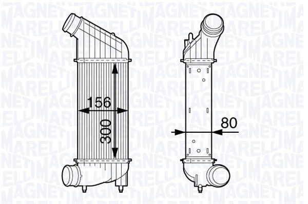 Chłodnica powietrza doładowującego MAGNETI MARELLI 351319202040