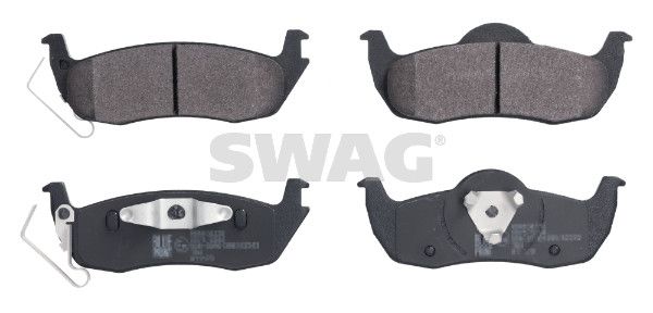 Levně Sada brzdových destiček, kotoučová brzda SWAG 14 11 6339