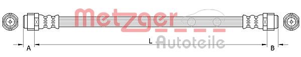 Przewód hamulcowy elastyczny METZGER AUTOTEILE 4110994