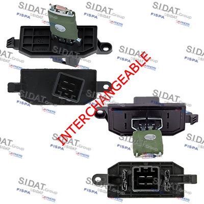 Rezistor, ventilator habitaclu SIDAT 10.9154