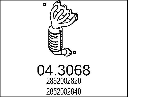 Katalizator MTS 2852002820