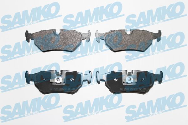 Zestaw klocków hamulcowych, hamulce tarczowe SAMKO 5SP418
