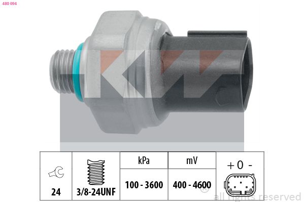 Przełącznik ciśnieniowy, klimatyzacja KW 480094