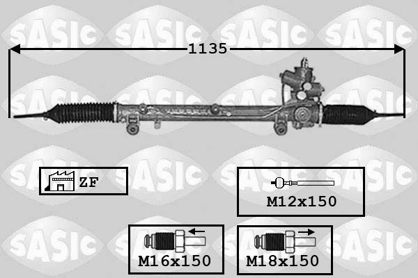 Przekładnia kierownicza SASIC 7176055