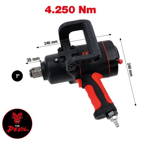 Mașină de înșurubat cu percuție (aer comprimat) KS TOOLS 512.1015