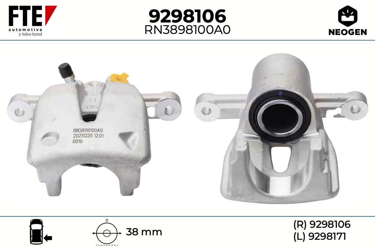 Etrier frana FTE NEOGEN 9298106