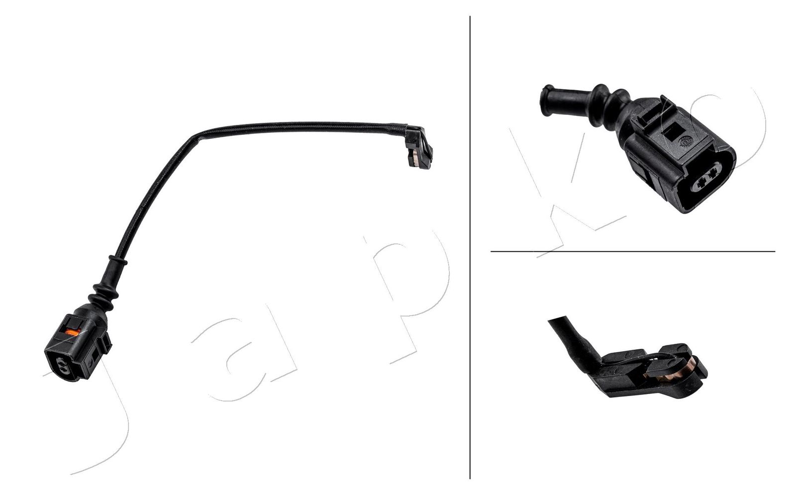 Styk ostrzegawczy, zużycie okładzin hamulcowych JAPKO BPW-127