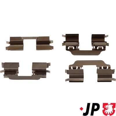 Set accesorii, placute frana JP Group 4364003810