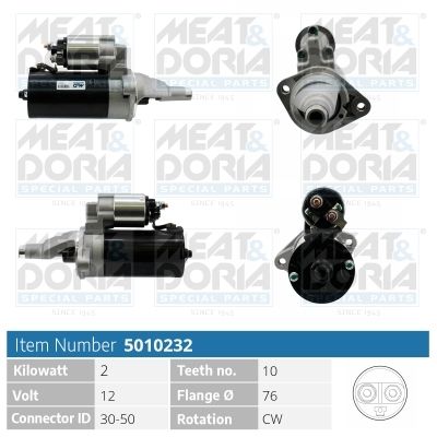 starter MEAT & DORIA 5010232