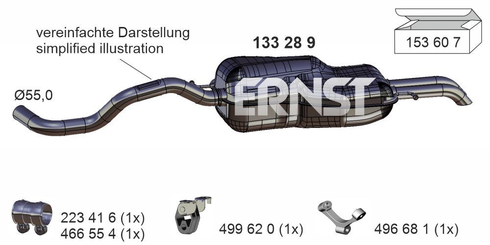 Toba esapament finala ERNST 133289