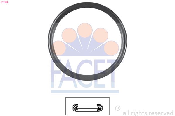 Uszczelka, termostat FACET 7.9606