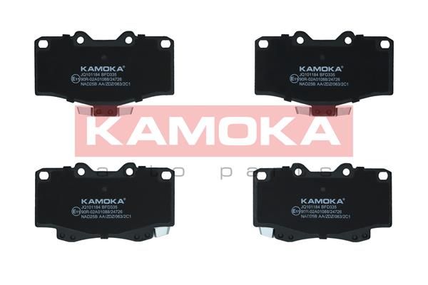 Sada brzdových platničiek kotúčovej brzdy KAMOKA JQ101184