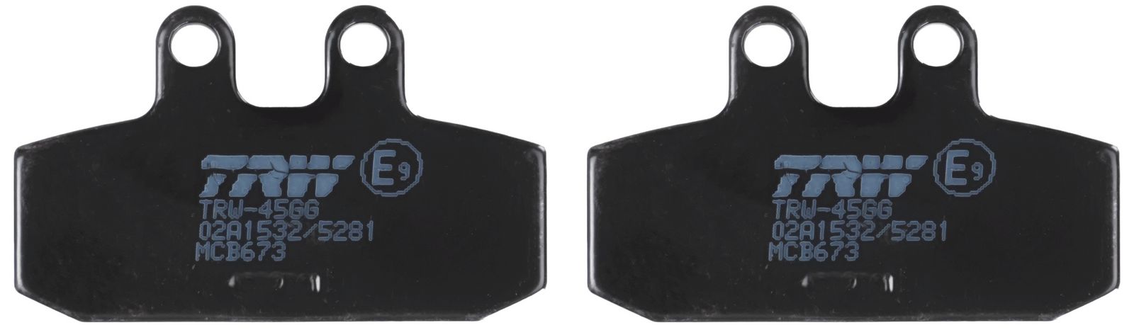 set placute frana,frana disc TRW Organic Allround MCB673